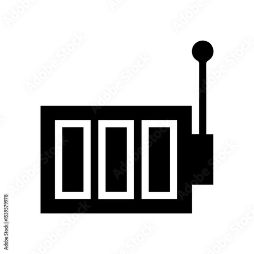 slots game glyph icon