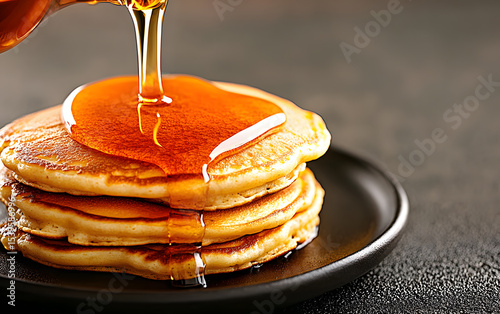 pancakes with honey