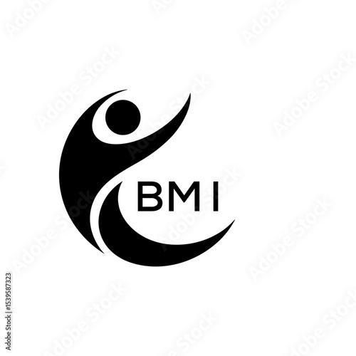 Initial BMI Letter Linked Logo for business and company identity. Modern BMI Letter Logo Vector Template with modern trendy golden logo.
