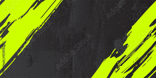 Running poster design with runner's Legs vector and colorful design illustration. with gray and green saturated splash color. run poster. Marathon. City marathon. landing page