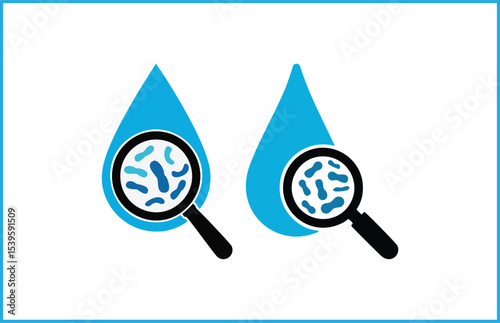 vector illustration of a magnifying glass flat icon