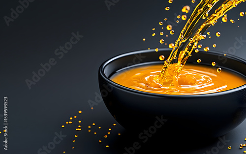 honey dripping from a spoon