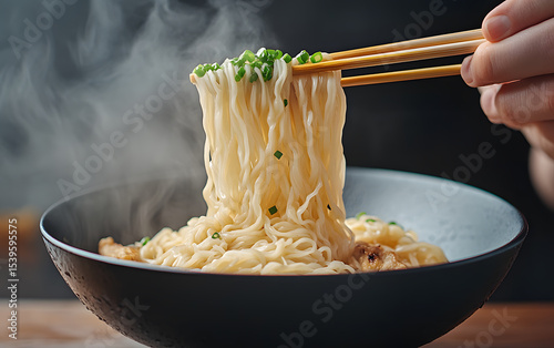 preparing pasta in a bowl