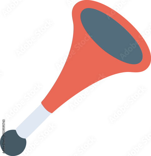 Hand mike flat vector illustration 