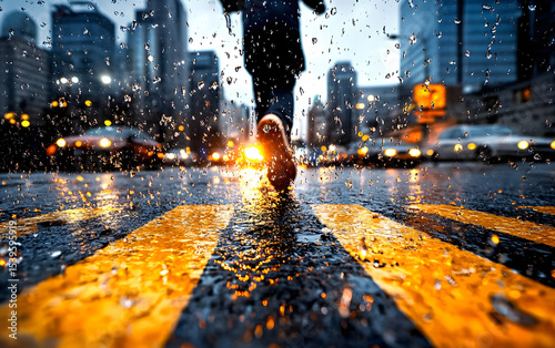 street in the city