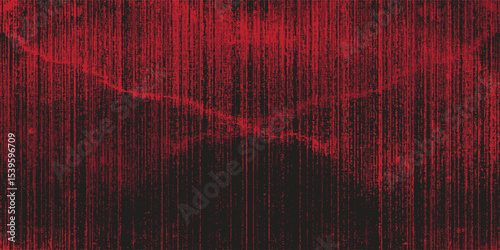 Dark grunge background of black and red. Lines, cracks, fractures