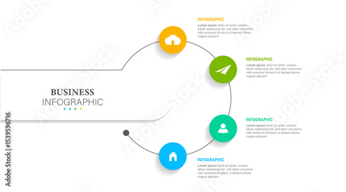 Network Connection Infographic