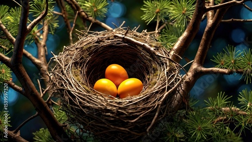 Bird's Nest, Artistic Copy Space