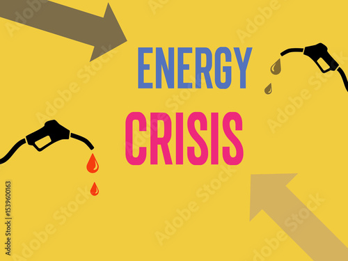 An illustration showing the imbalance between energy supply and consumption.