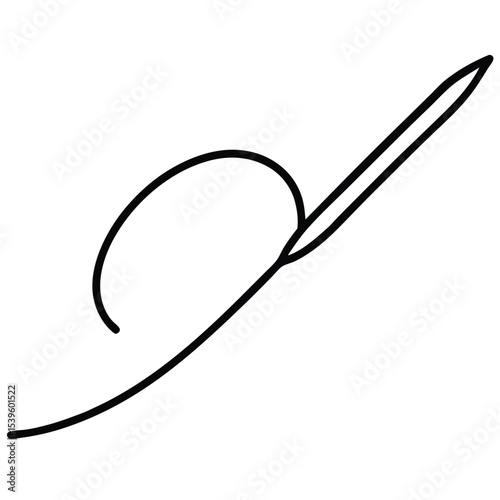 digital-signature icon black vector illustration on transparent background