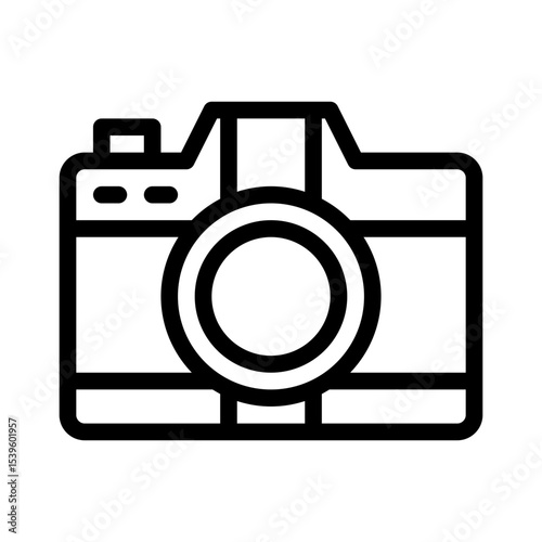 camera line icon