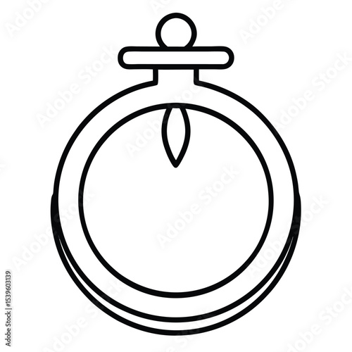 pomodoro-timer icon black vector illustration on transparent background