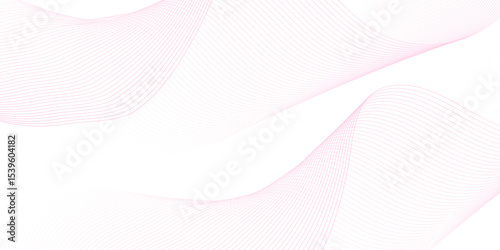 pink wave curve lines banner background design. Digital frequency track equalizer. Stylized line art background. modern soft luxury texture with smooth and clean vector subtle background illustration