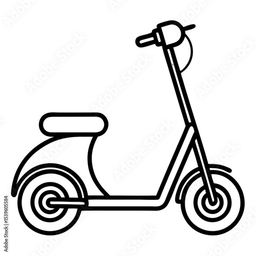 scooter vector illustration