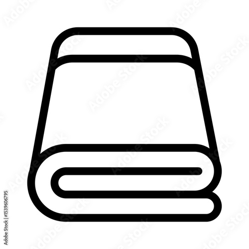 picnic blanket line icon