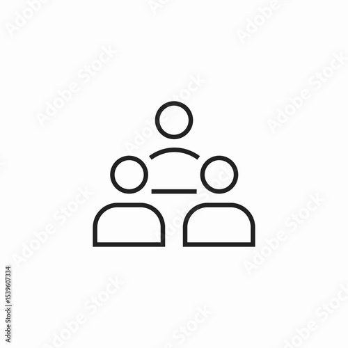 networkingpeople  icon sign vector