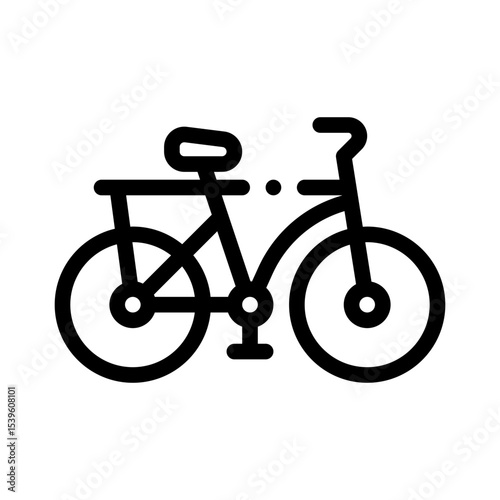 cycling line icon