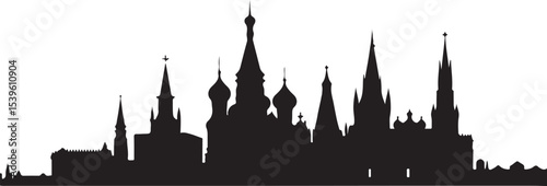 vector silhouette of a city, skyline, silhouette, city, vector, architecture, building, tower, london, castle, cityscape, europe, travel, landmark, illustration, urban, blacvector silhouette of a city