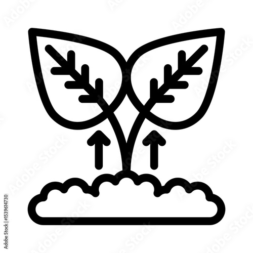 personal growth line icon