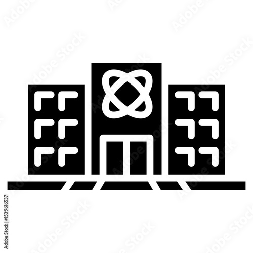 joint research centers glyph icon