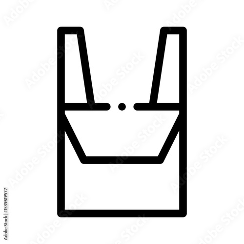 corrugated box line icon