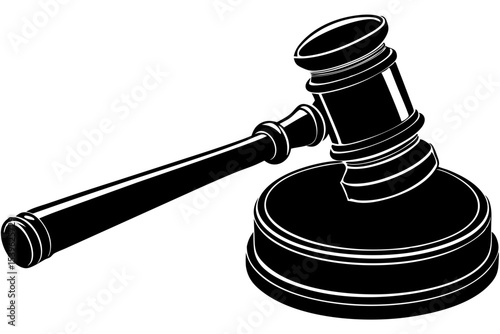 Gavel Symbol of Justice, Law, and Legal Proceedings