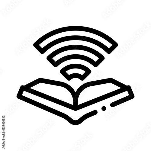 internet connection line icon