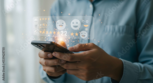 Customer satisfaction survey feedback mobile app review stars rating