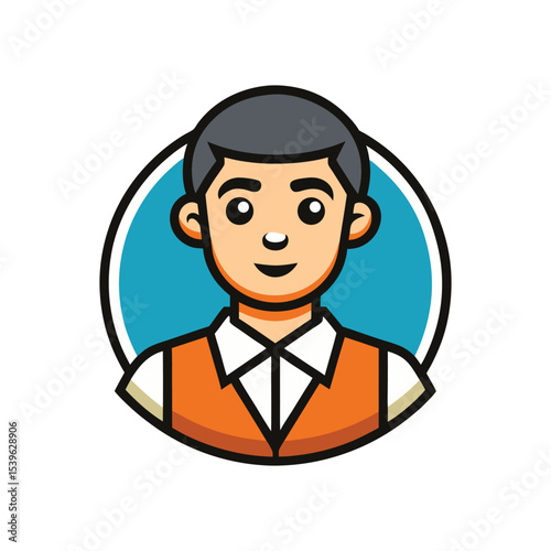 Man in Cap Icon Badge – Esports Logo, Sports Team Emblem, Gamer Avatar Design, Mascot Style Vector for Gaming Brands and Competitive Teams