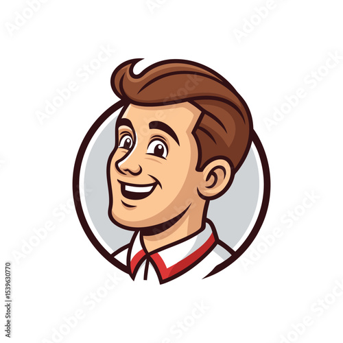 Man in Cap Icon Badge – Esports Logo, Sports Team Emblem, Gamer Avatar Design, Mascot Style Vector for Gaming Brands and Competitive Teams