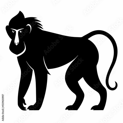 A black rhinoceros drawing with a rhinoceros 