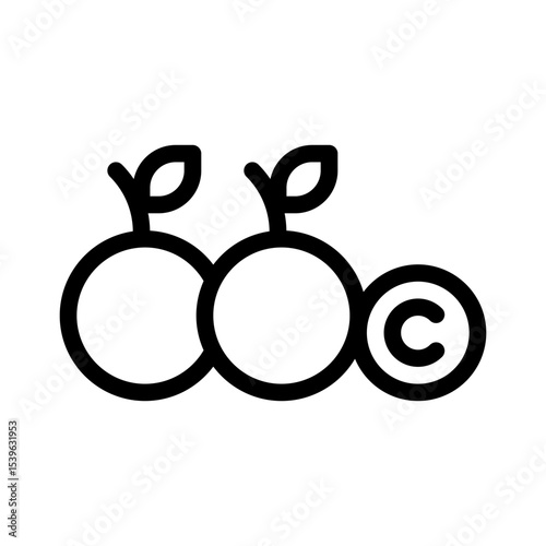 vitamins line icon