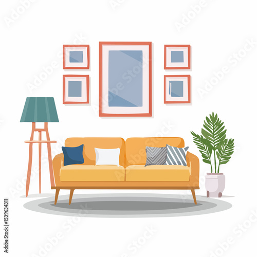 A clean room with minimal items and open space, symbolizing decluttering and peaceful living.