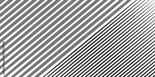 Line halftone gradation texture. Fading horizontal stripe gradient background. Repeating pattern backdrop.