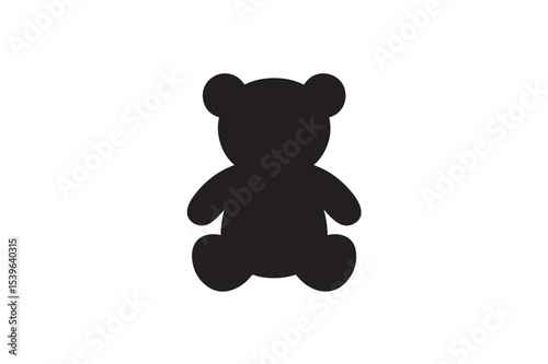 Toy Cut silhouette on white background.01