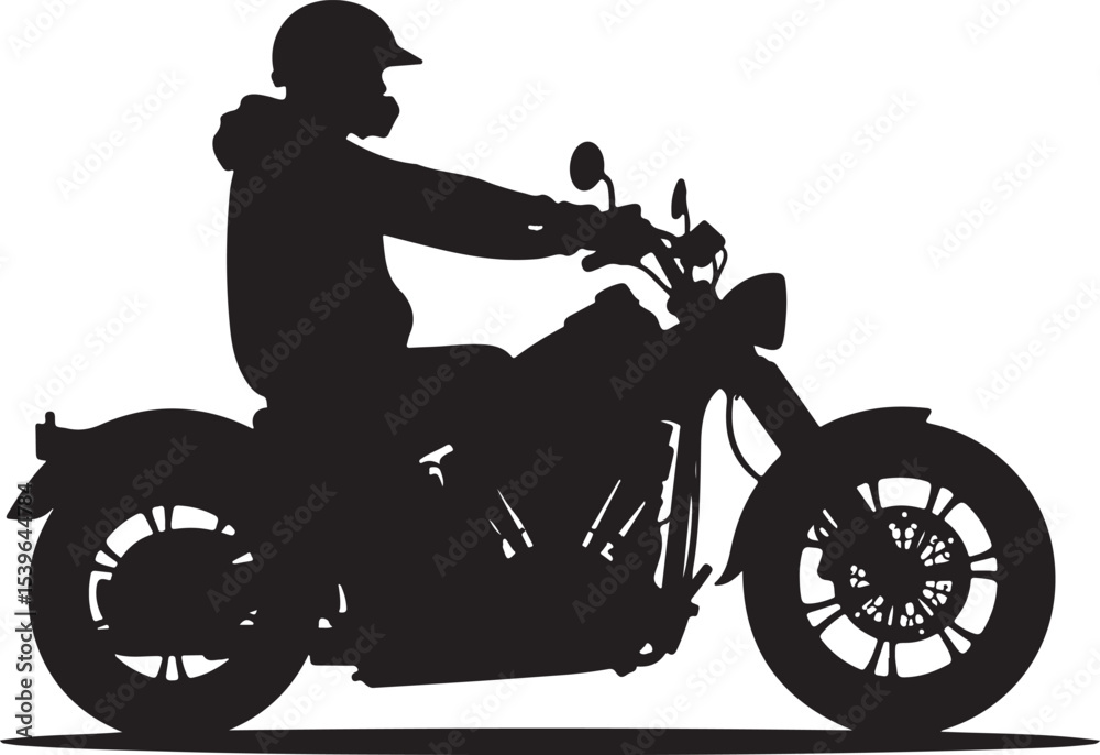 Fototapeta premium motorcycle rider silhouette, bike, motorcycle, silhouette, vector, motorbike, motocross, sport, bicycle, motor, biker, illustration, rider, race, speed, child, cross, extreme, transport, riding, jump,