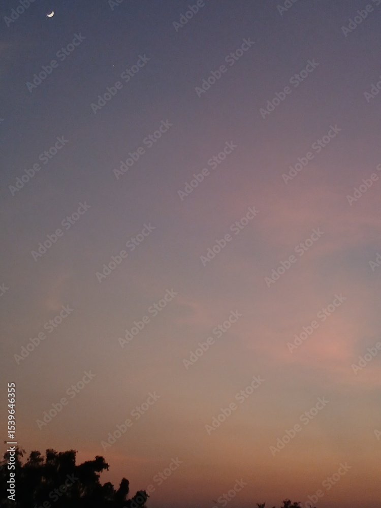 Fototapeta premium sunset over the river