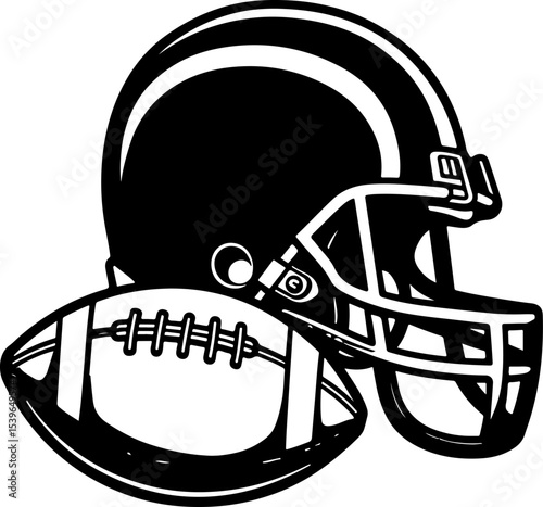American Football Helmet Designs vector bundle