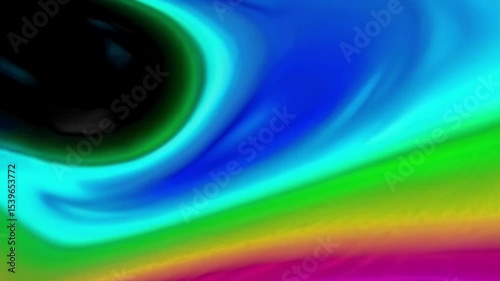 Vibrant Abstract Wave Patterns in Blue and Pink Gradient Flowing Through Smooth Textures and Light Display