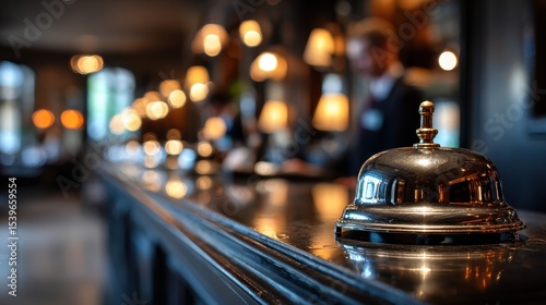 Hotel Reception Bell: Elegant Service and Hospitality