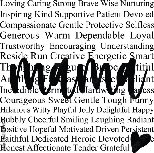 Celebrating Mama A Collection of Words Describing the Heart of Motherhood