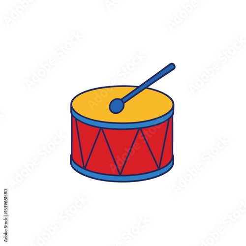 illustration of a drum