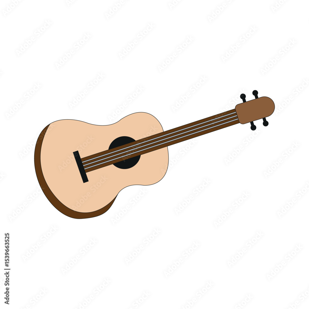 Fototapeta premium Acoustic Guitar Vector