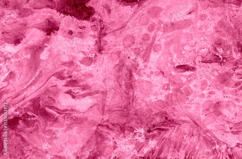 Abstract marble background of different shades of pink. Red and brown pastel pink of impregnation. Colors randomly intersect and mix. Different textures.