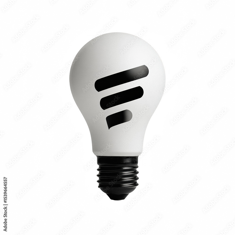 Innovative light bulb design representing modern lighting solutions. Innovative light bulb design representing modern lighting solutions.