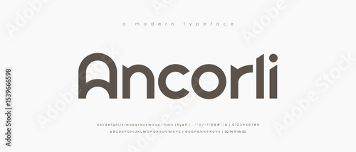 Abstract modern minimal alphabet fonts. Luxury Typography urban style for fun, sport, technology, fashion, digital, future creative logo font. vector illustration
