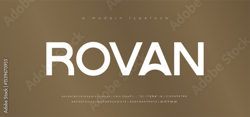 Abstract modern minimal alphabet fonts. Luxury Typography urban style for fun, sport, technology, fashion, digital, future creative logo font. vector illustration
