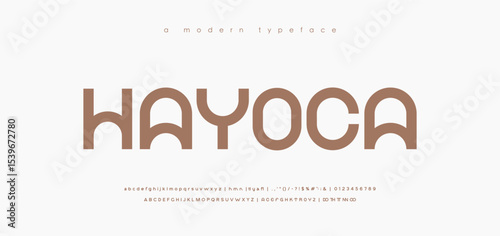 Abstract modern minimal alphabet fonts. Luxury Typography urban style for fun, sport, technology, fashion, digital, future creative logo font. vector illustration
