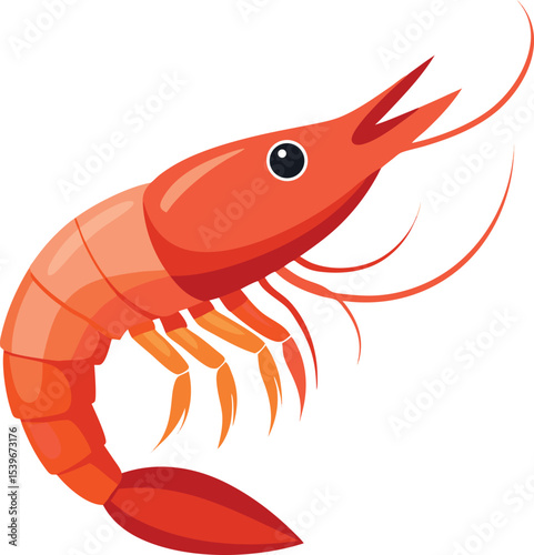 Shrimp vector logo