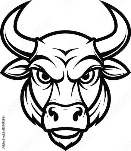 bull head vector